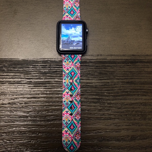 Custom Apple Watch Band Aztec Print - Picture 2 of 5